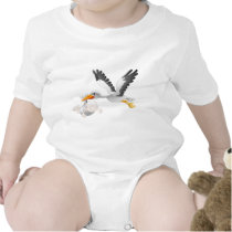 stork and baby shirts