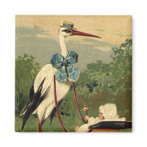 Stork and Carriage magnets