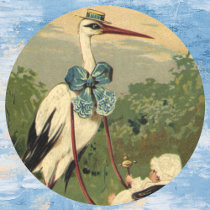 Stork and Carriage stickers