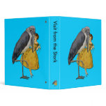 Stork and Young Woman - Art Nouveau 3 Ring Binder