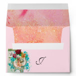 STORK BABY GIRL SHOWER 2 MONOGRAM ENVELOPE