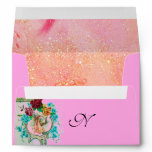 STORK BABY GIRL SHOWER 2 MONOGRAM ENVELOPE