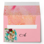 STORK BABY GIRL SHOWER 2 MONOGRAM ENVELOPE