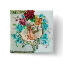 STORK BABY SHOWER 2 BUTTONS