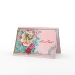 STORK BABY SHOWER 2 MONOGRAM CARDS