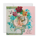 STORK BABY SHOWER 2 pink red Invites