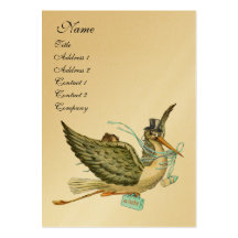 STORK BABY SHOWER, gold metallic Business Card Templates