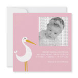 Stork Birth Invitation