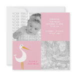 Stork Birth Custom Invite