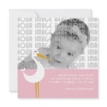 Stork Birth Invitation