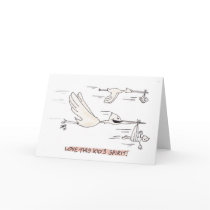 Stork (Greeting Card) by MojoPlanet Stork (Greeting Card)