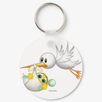 Stork keychains by smileycentral Stork keychains