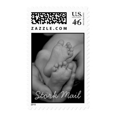 Stork Mail Postage by ViolettoDesigns