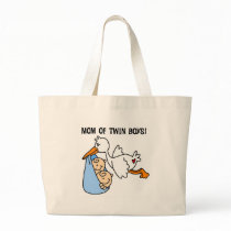 Stork Mom of Twin Boys bags