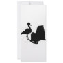 stork with new baby icon custom rack card