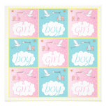 Storks Baby Gender Reveal Party Invitation