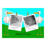 Storks n Polaroid Photo  Birth Announcements