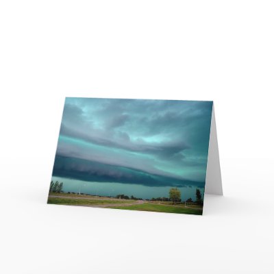 STORM 1 GREETING CARD by GreetingsCards