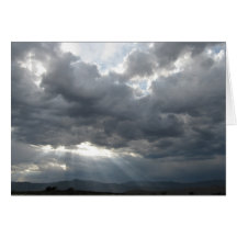 Storm Breaks Over Horse Country - Western Sympathy Cards