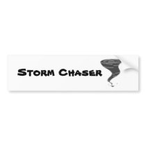 Storm Chaser- Bumper Sticker bumper stickers by LynnsPhotography Storm Chaser- Bumper Sticker bumper stickers