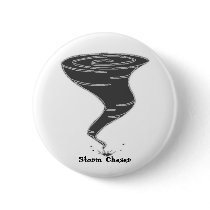 Storm Chaser- Button by LynnsPhotography Storm Chaser- Button