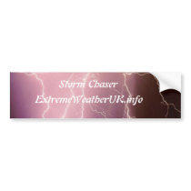 Storm Chaser Car Sticker 2 bumper stickers by extremeweaher Storm Chaser Car Sticker 2 bumper stickers