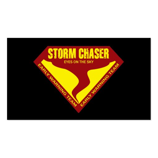 STORM CHASER EYES ON THE SKY BUSINESS CARDS (back side)