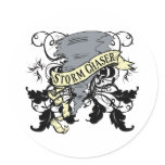 Storm Chaser Gifts Round Sticker