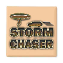 STORM CHASER REFRIGERATOR MAGNET
