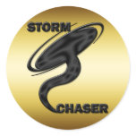 STORM CHASER ROUND STICKERS