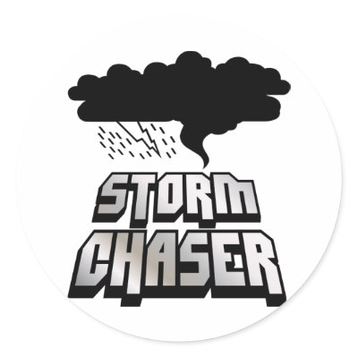 Storm Chaser Sticker by StitcherladyxxTees