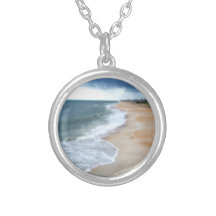 Storm Clouds at Flagler Beach Shoreline Pendant