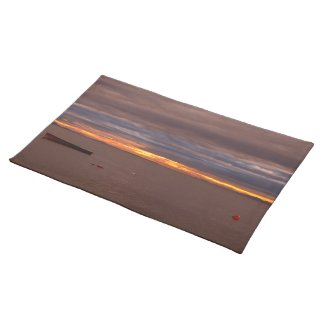 Storm Clouds At Sunset Place Mat