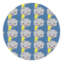 storm clouds pattern stickers
