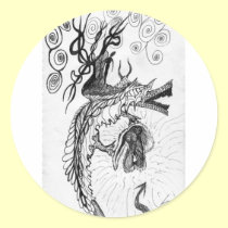 Storm Dragon stickers