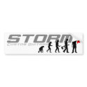 STORM Evolution Bumper Sticker bumpersticker