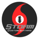 STORM Logo Round Sticker sticker