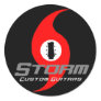 STORM Logo Round Sticker
