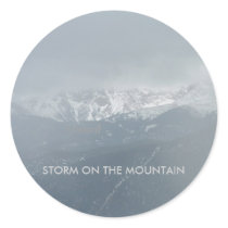 STORM ON THE MOUNTAIN Sticker