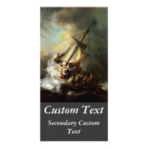 Storm on the Sea of Galilee Customized Photo Card