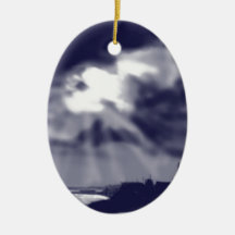 Storm over Bridlington Christmas Tree Ornament