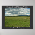Storm Over Pittman Valley Poster