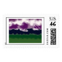 storm over the mountains postage