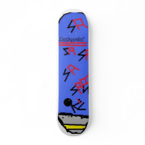 Storm Red EarthQuake skateboards by punkelvis47 Storm Red EarthQuake skateboards