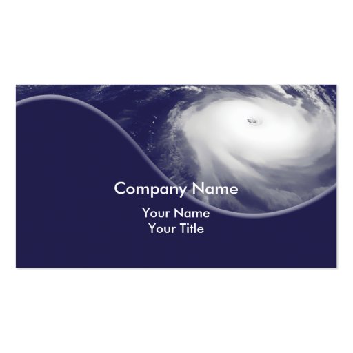 Storm Shutters Business Cards (front side)