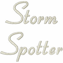 Storm Spotter Polo embroidered shirts by seisc1 Storm Spotter Polo embroidered shirts