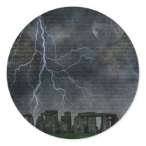 Storm Story Round Stickers