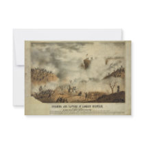 Storming and Capture of Lookout Mountain Civil War Custom Invites