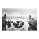 Storming The Beach On D-Day Painting Print