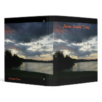 Storms Possible Today Sunrise Binder by allthingsnatural Storms Possible Today Sunrise Binder